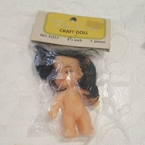 Vintage Fibre Craft hard body Doll  New